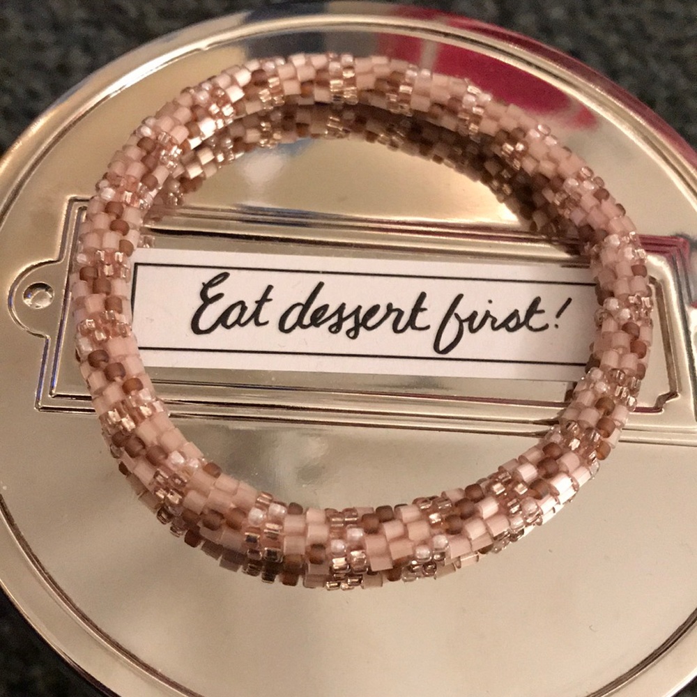 Rose gold/pink Lily and Laura bracelet
